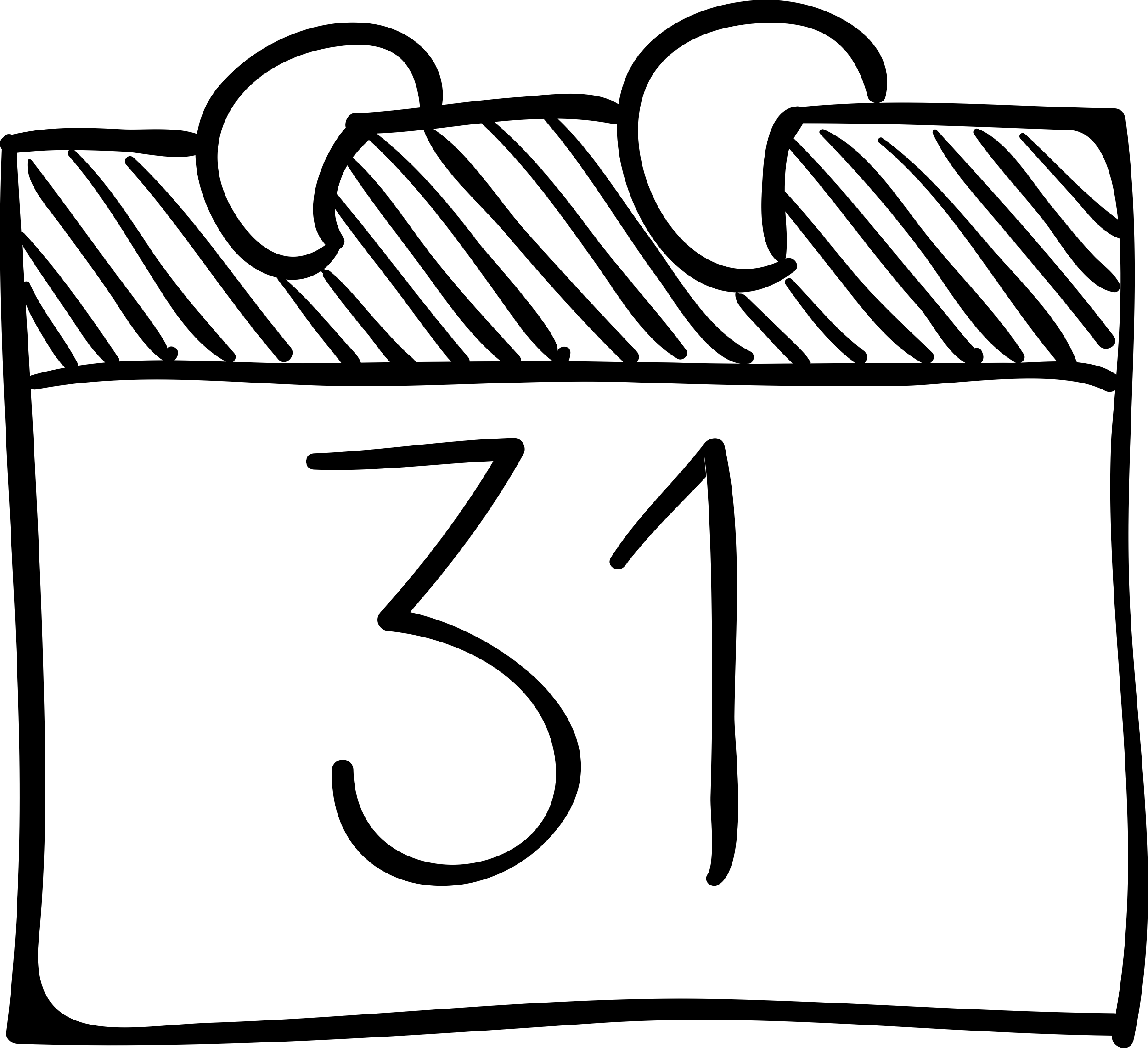Halloween October 31 Calendar Page Sketch Vinyl Cutting Svg File Free Vectors